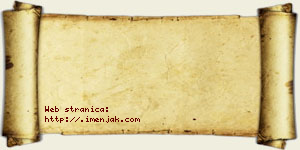 Jakov Sinđelić vizit kartica